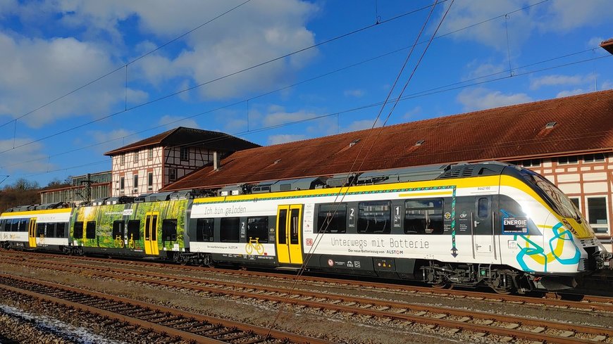 Alstom and Deutsche Bahn test first battery train in passenger operation in Germany
